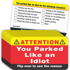 You Parked Like an Id10t Cards