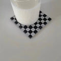 Checkerboard Acrylic Coasters
