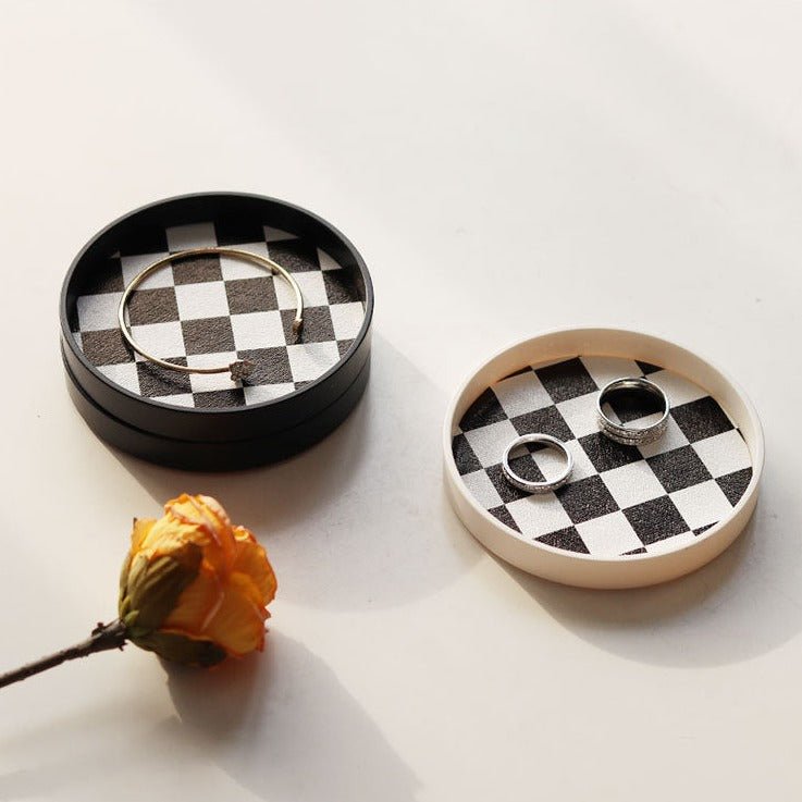 Checkerboard Cup Tray