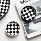 Checkerboard Cup Tray