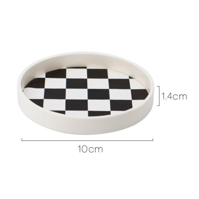 Checkerboard Cup Tray