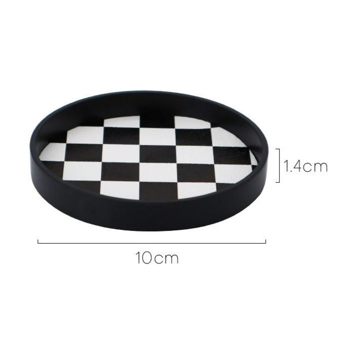 Checkerboard Cup Tray