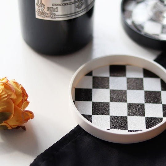 Checkerboard Cup Tray