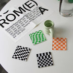 Checkerboard Fun Acrylic Coaster