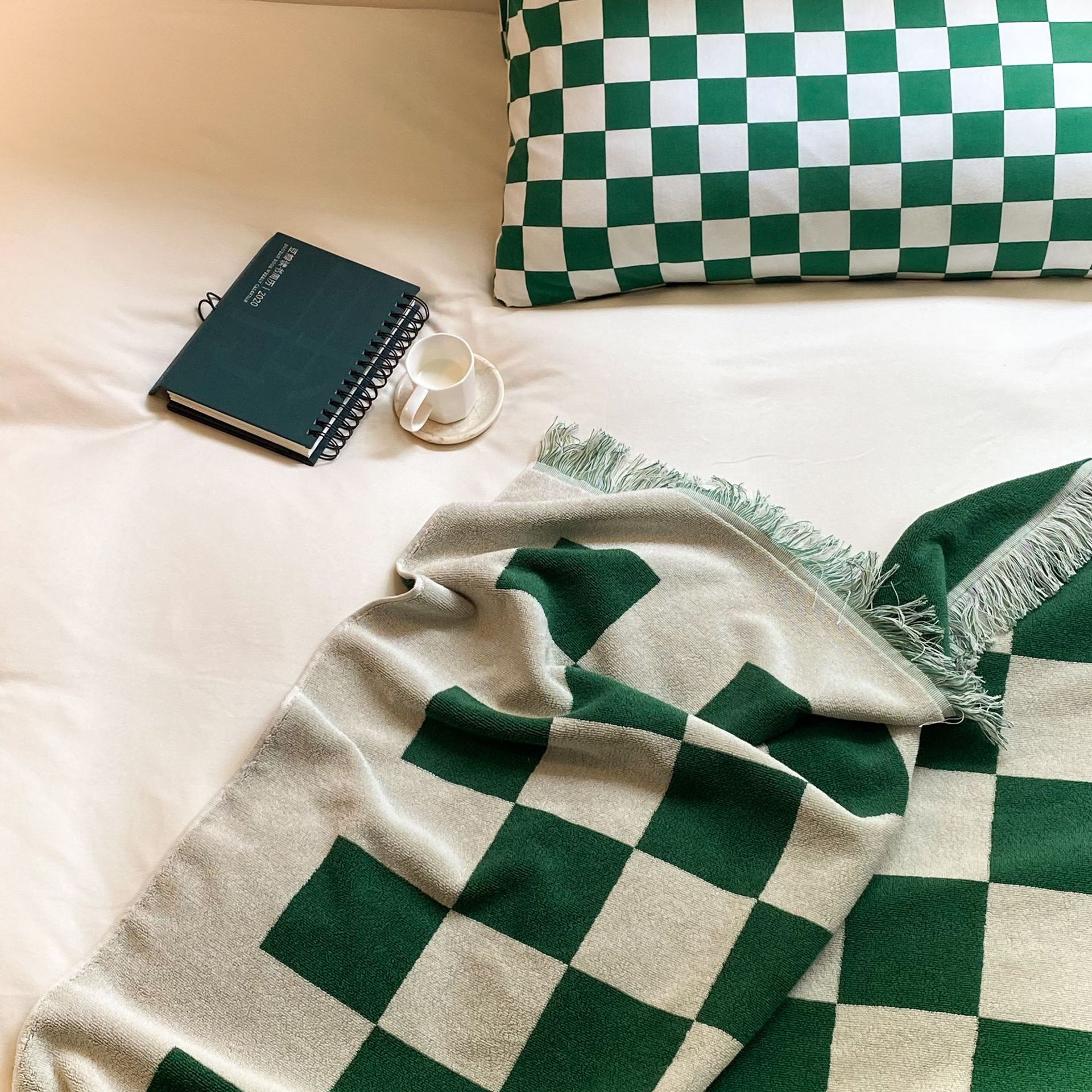 Checkerboard Plus Soft Blanket - FINAL SALE