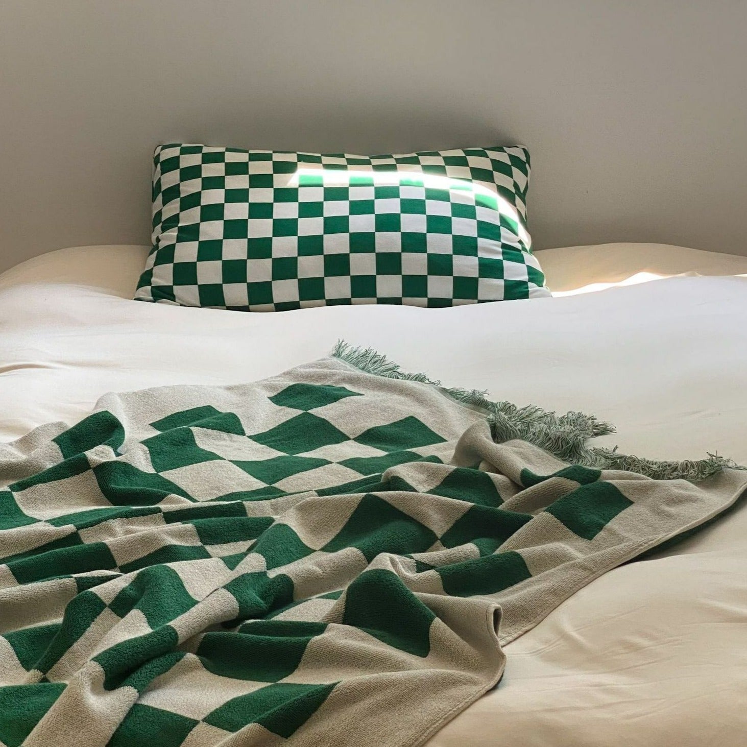 Checkerboard Plus Soft Blanket - FINAL SALE