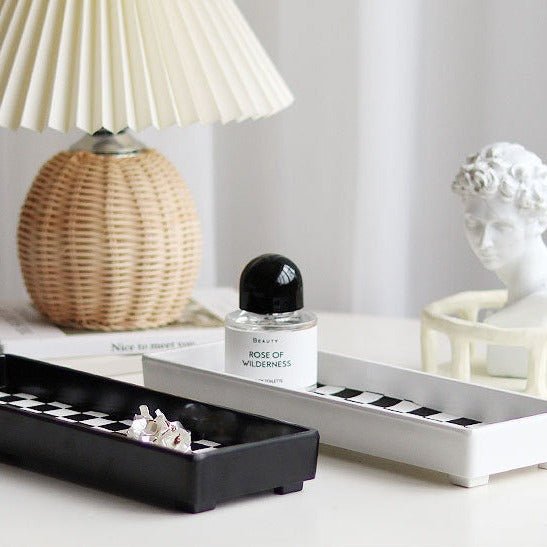 Checkerboard Rectangle Tray