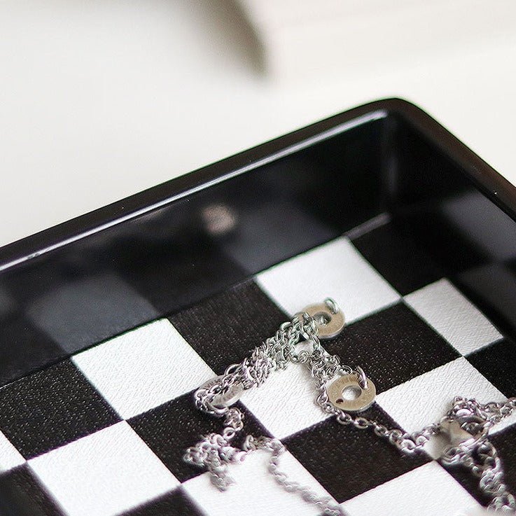 Checkerboard Rectangle Tray