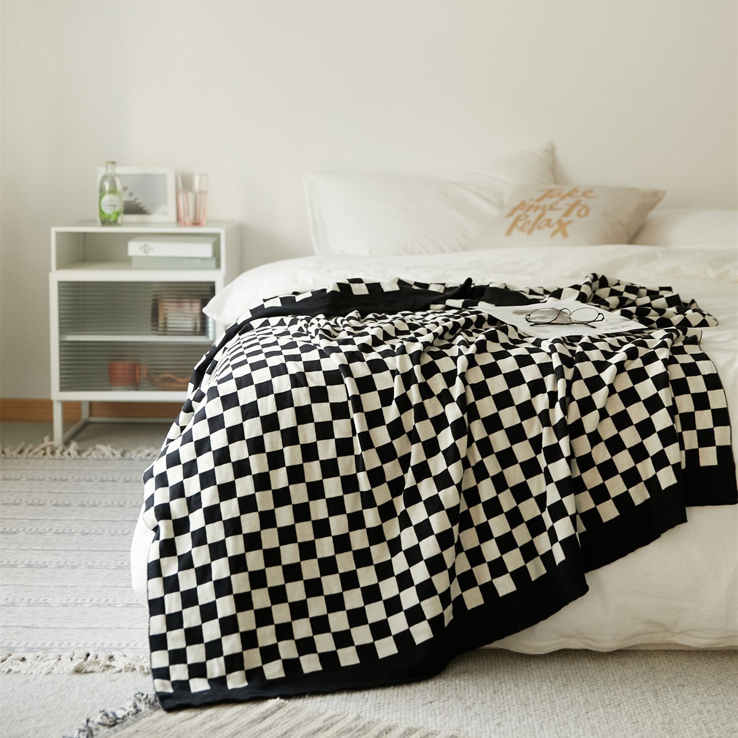 Checkered Past Soft Blanket