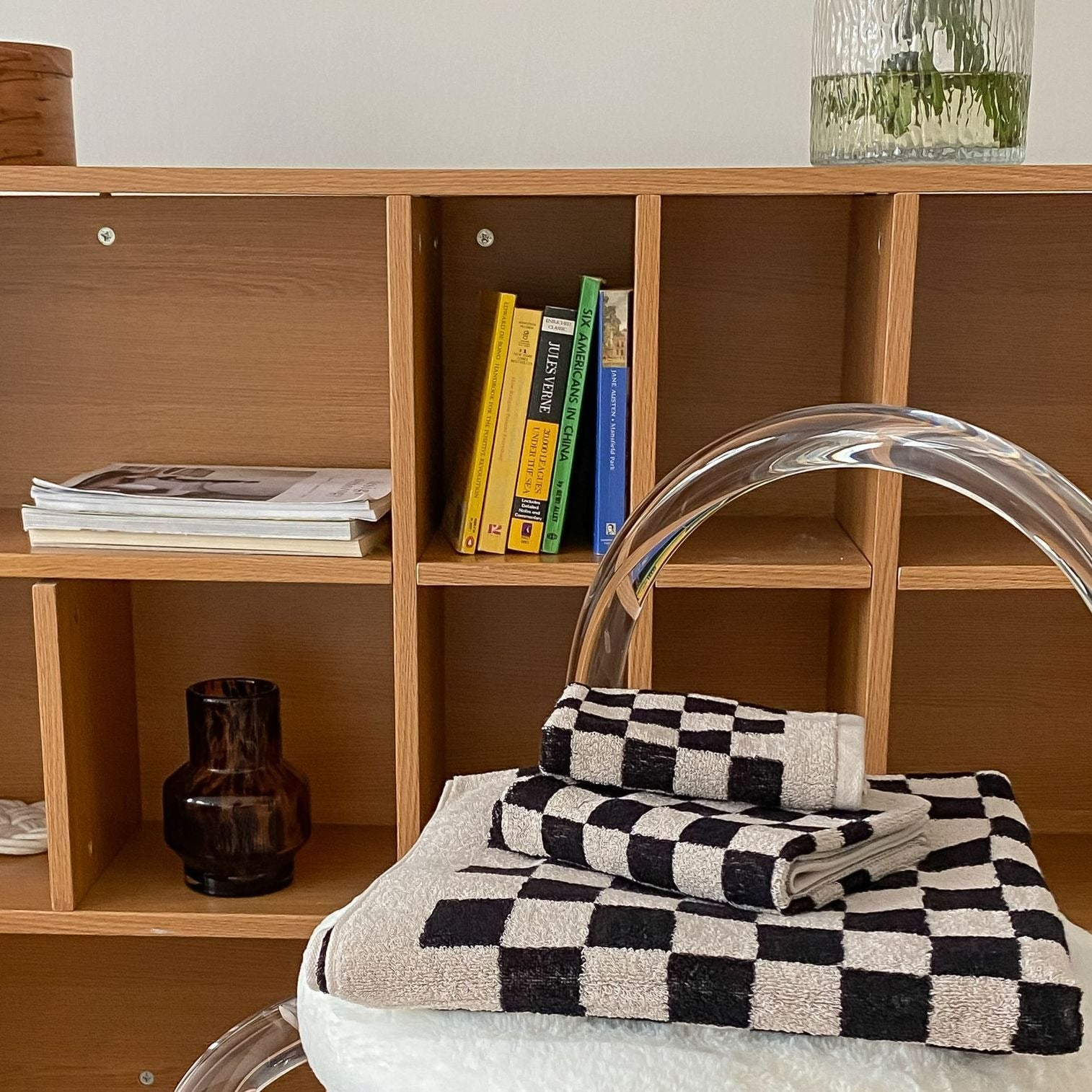 Checkerboard Plus Towel