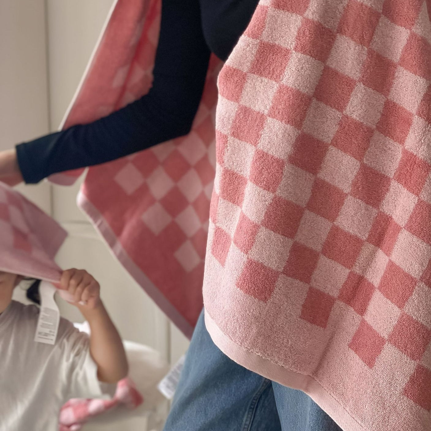 Checkerboard Plus Towel