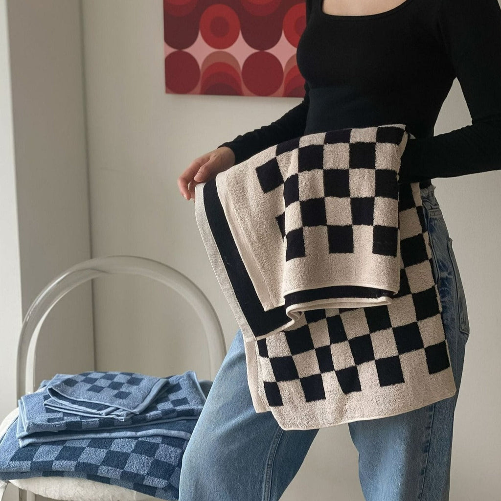 Checkerboard Plus Towel