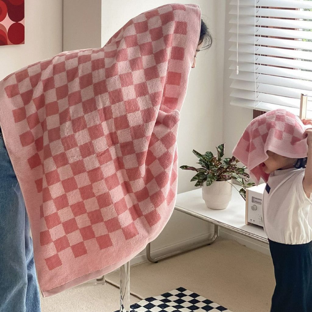 Checkerboard Plus Towel