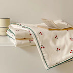 Cherry Summer Quilted Blanket