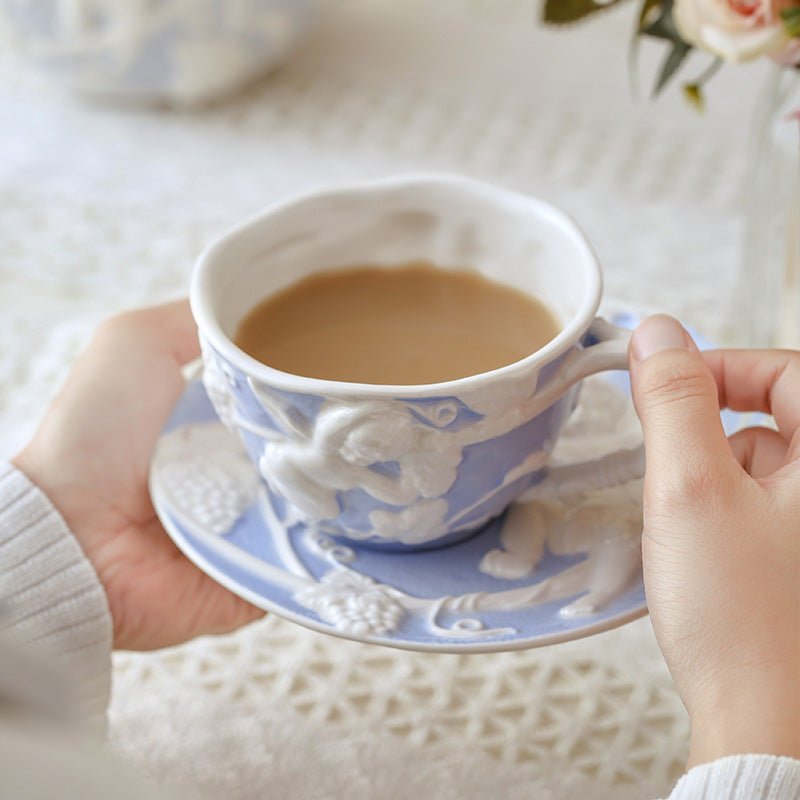 Cherub Teacup & Pot