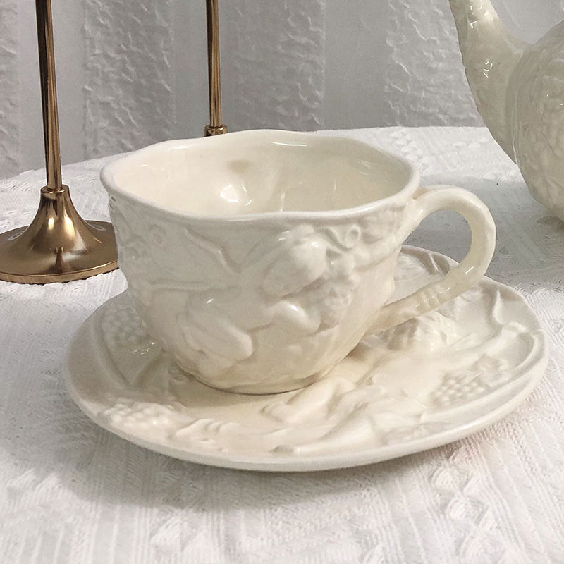 Cherub Teacup & Pot