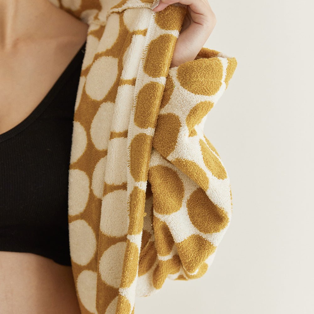Polka Dots Plus Bathrobe Unisex Collection