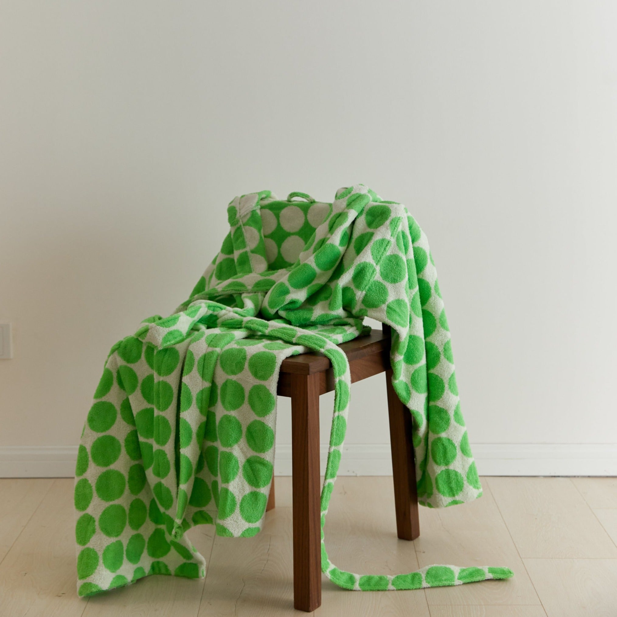 Polka Dots Plus Bathrobe Unisex Collection