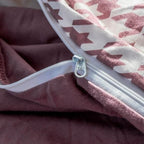 Classic Houndstooth Bedding Quilt Cover Set