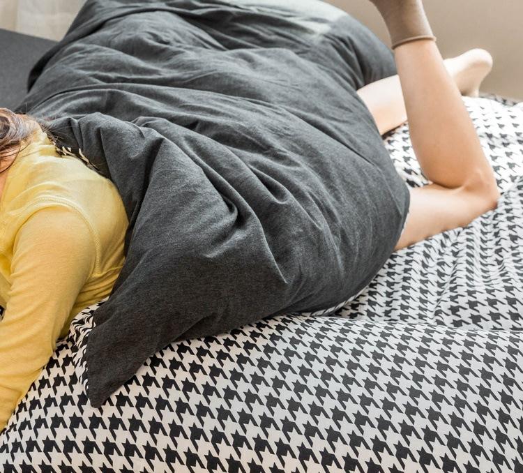 Classic Houndstooth Bedding Quilt Cover Set