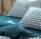 Classic Houndstooth Bedding Quilt Cover Set