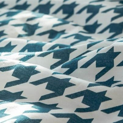 Classic Houndstooth Bedding Quilt Cover Set
