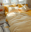 Classic Houndstooth Bedding Quilt Cover Set