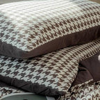 Classic Houndstooth Bedding Quilt Cover Set
