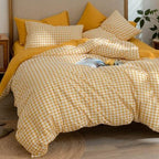 Classic Houndstooth Bedding Quilt Cover Set