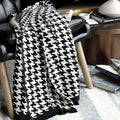 Classic Houndstooth Soft Blanket