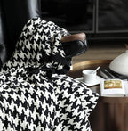 Classic Houndstooth Soft Blanket