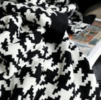 Classic Houndstooth Soft Blanket