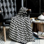 Classic Houndstooth Soft Blanket