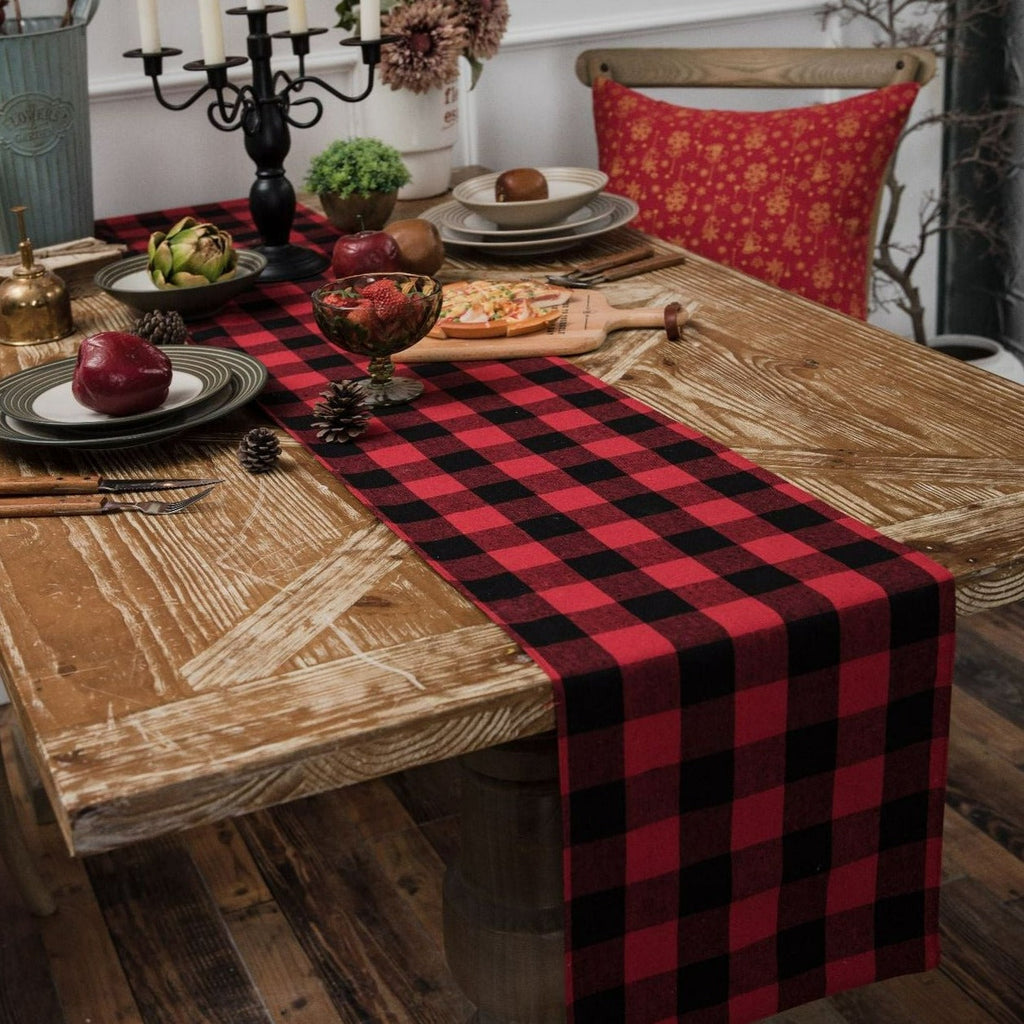 Classic Plaid Table Runner