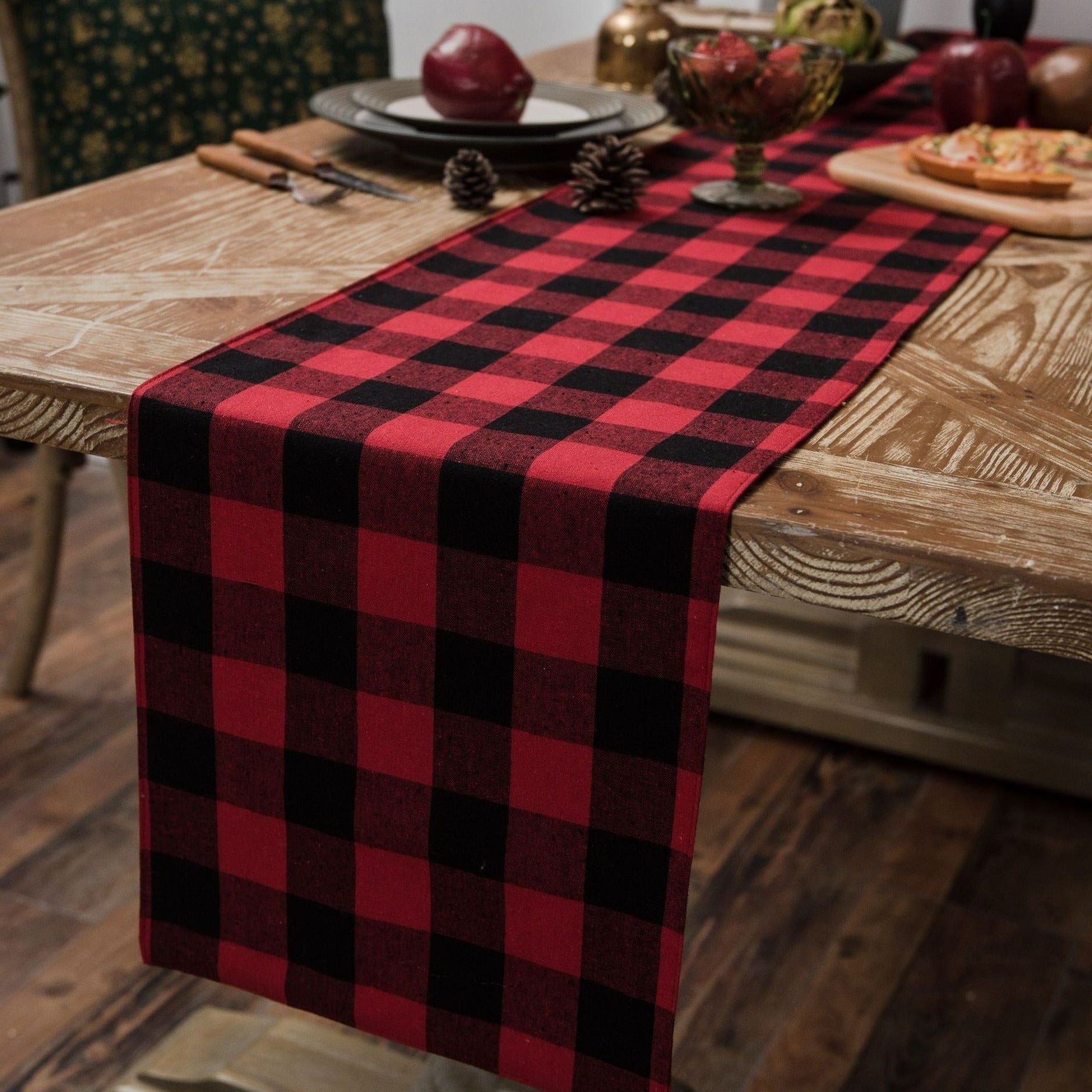 Classic Plaid Table Runner