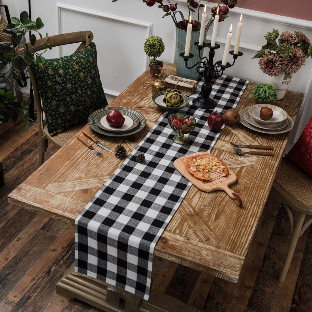 Classic Plaid Table Runner