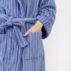 Coastal Striped Bathrobe