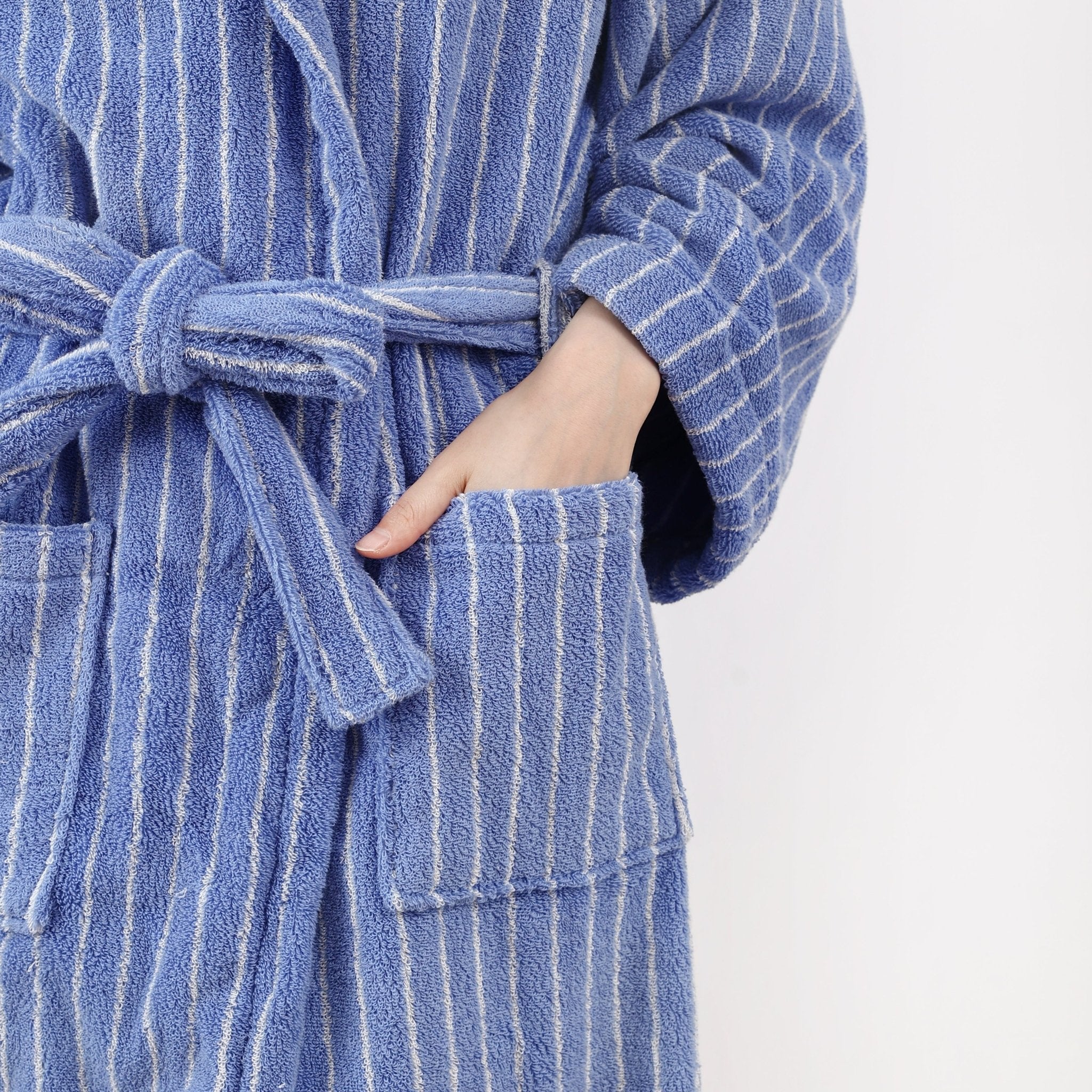 Coastal Striped Bathrobe