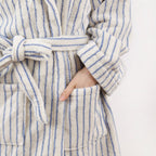 Coastal Striped Bathrobe