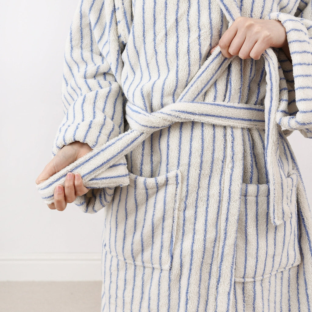 Coastal Striped Bathrobe