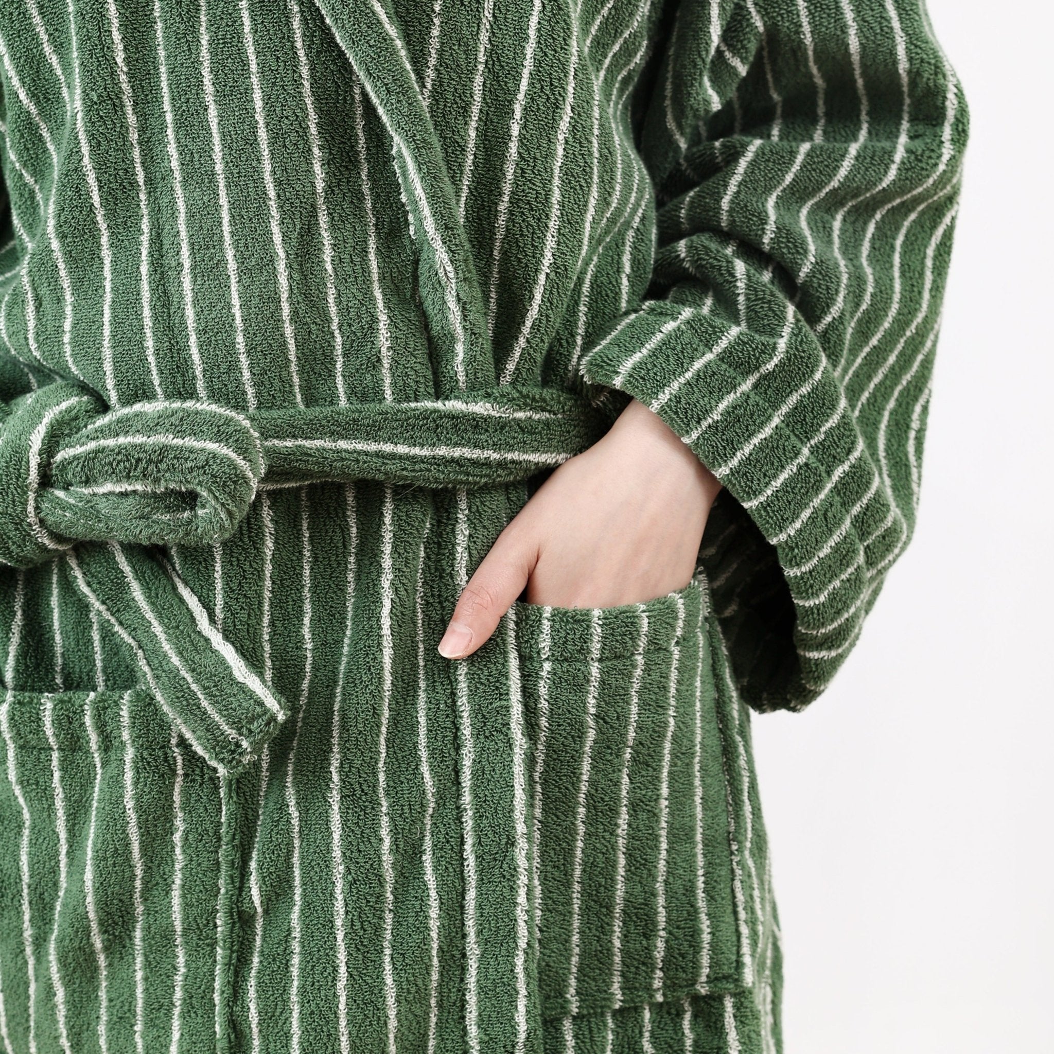 Coastal Striped Bathrobe