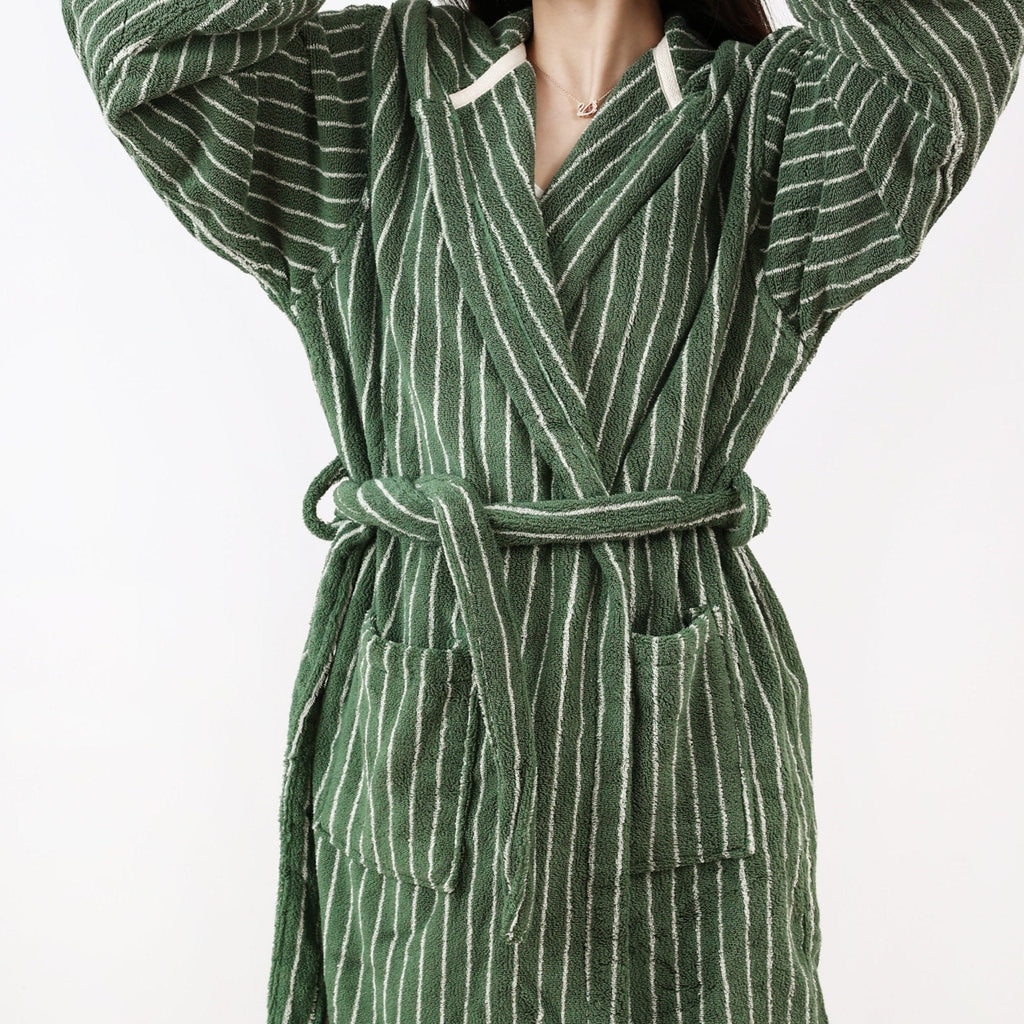 Coastal Striped Bathrobe