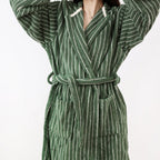 Coastal Striped Bathrobe