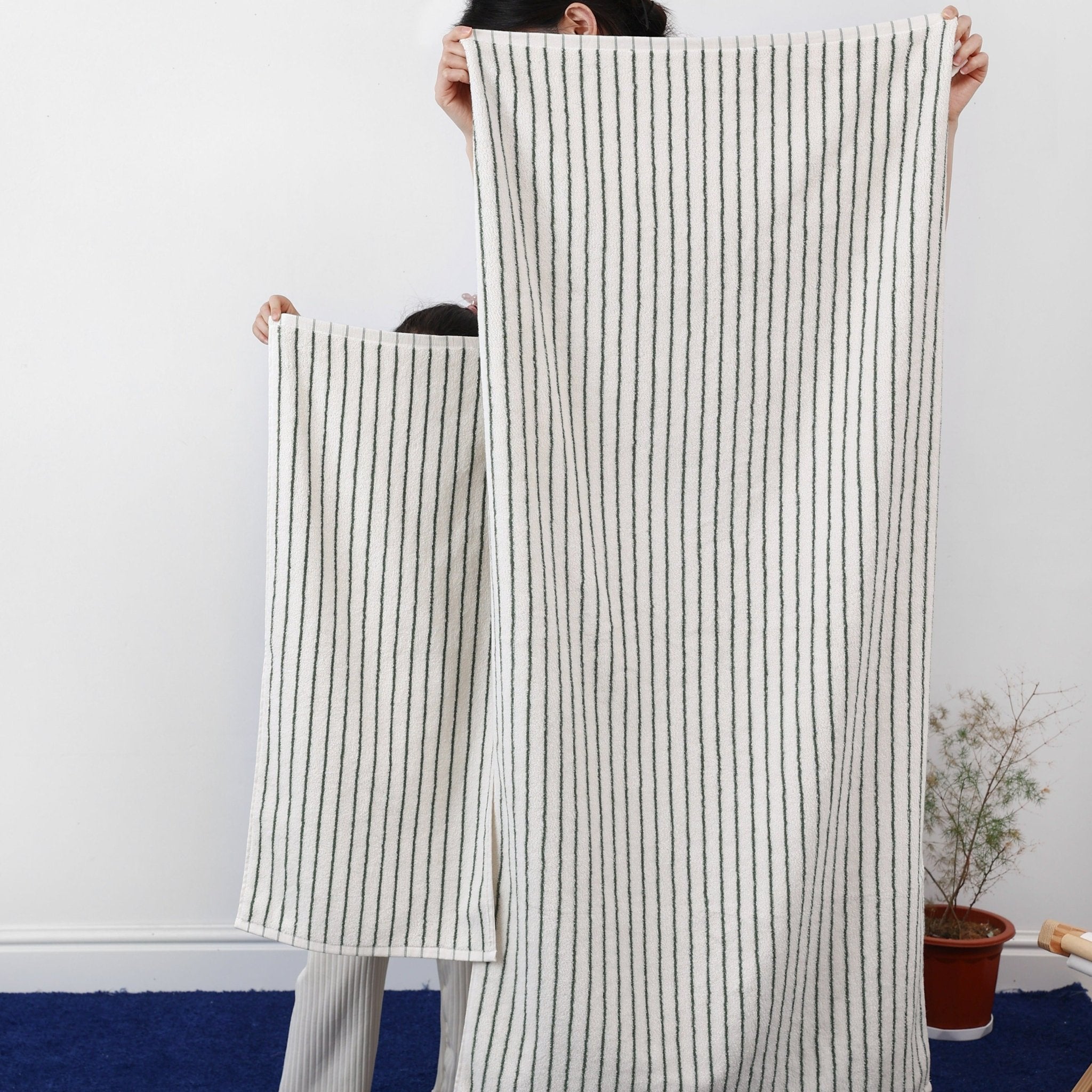 Coastal Striped Towel Collection