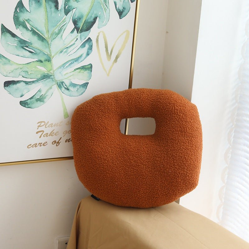 Coffee Time Bag Boucle Cushion