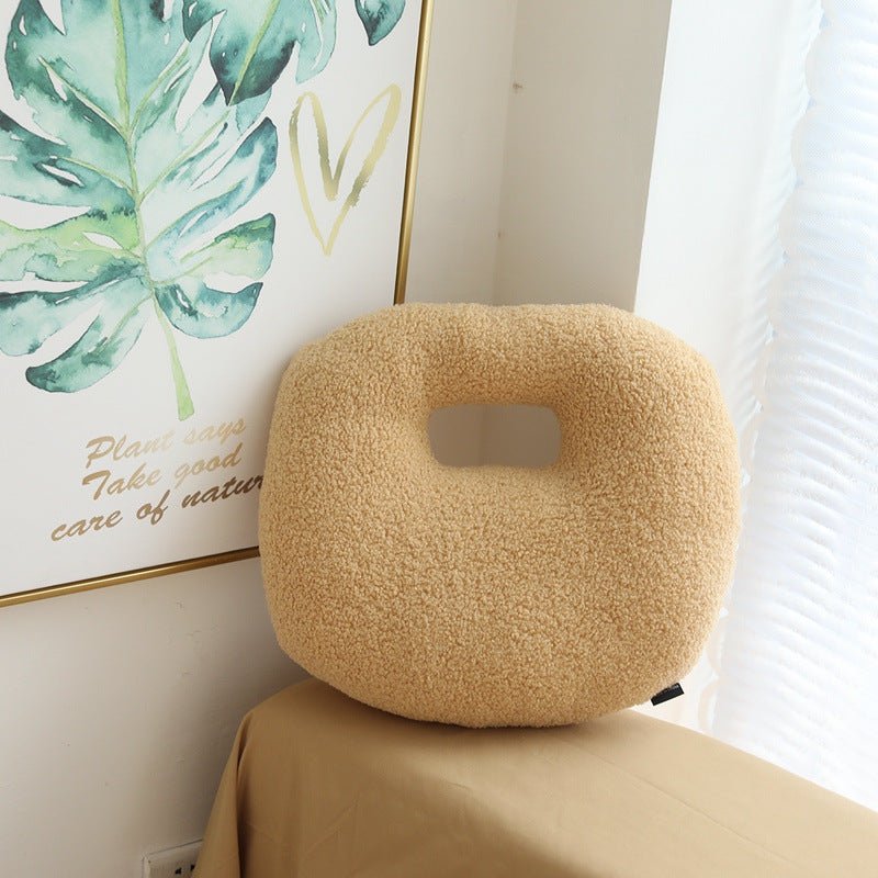 Coffee Time Bag Boucle Cushion