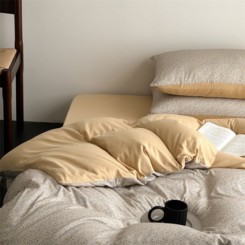 Coffee Time Cashew Bedding Set