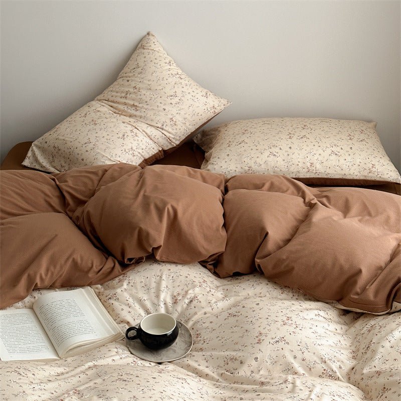 Coffee Time Cashew Bedding Set