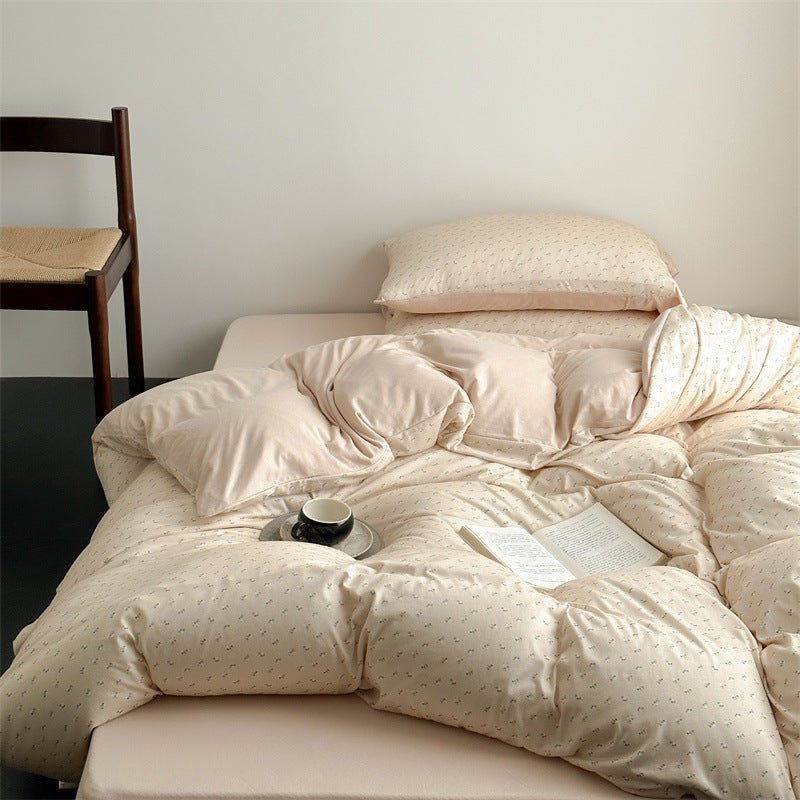 Coffee Time Cashew Bedding Set
