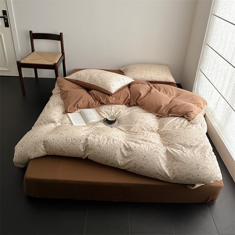 Coffee Time Cashew Bedding Set